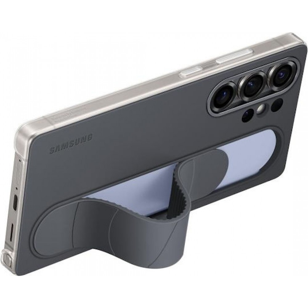 Samsung Standing Grip Back Cover Black (Galaxy s25 ultra)