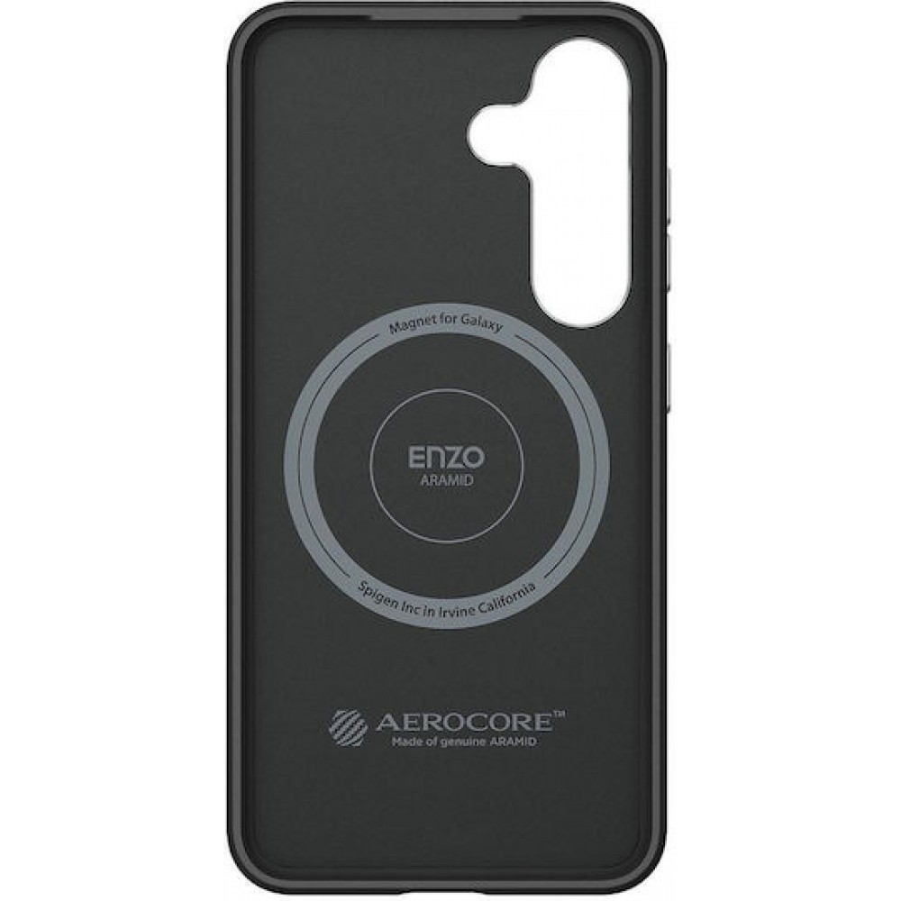 Spigen Enzo Aramid Mag Back Cover Black (Galaxy S25)
