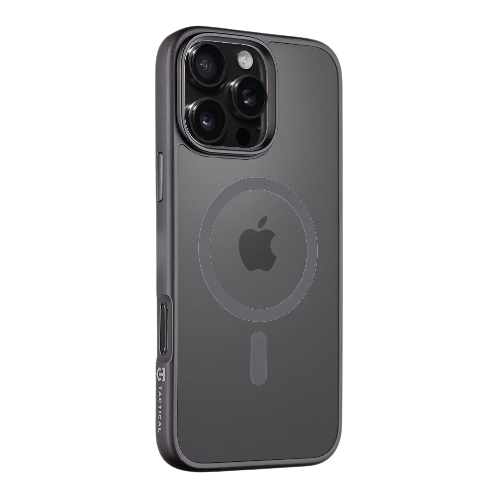 Tactical Magforce Back Cover Asphalt Black (iPhone 16 Pro Max)