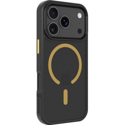 Tactical Magforce Back Cover Black/Yellow (iPhone 17 Pro/ iPhone 18 Pro)
