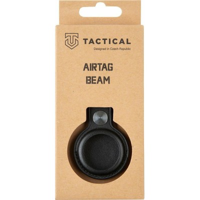 Tactical Airtag Beam Leather Μαύρο