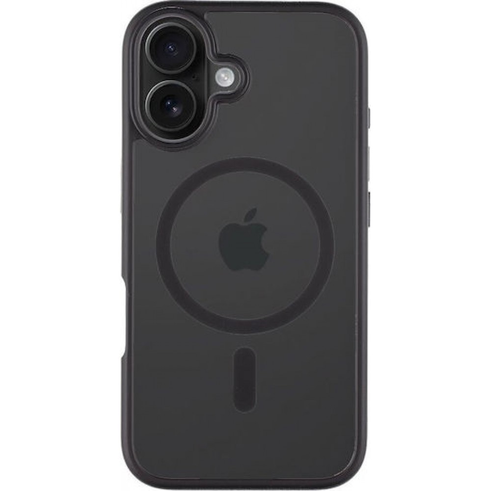 Tactical Magforce Back Cover Asphalt Black (iPhone 16)