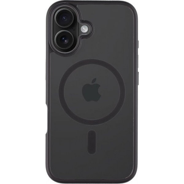 Tactical Magforce Back Cover Asphalt Black (iPhone 16)