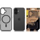 Tactical Magforce Back Cover Asphalt Black (iPhone 16)