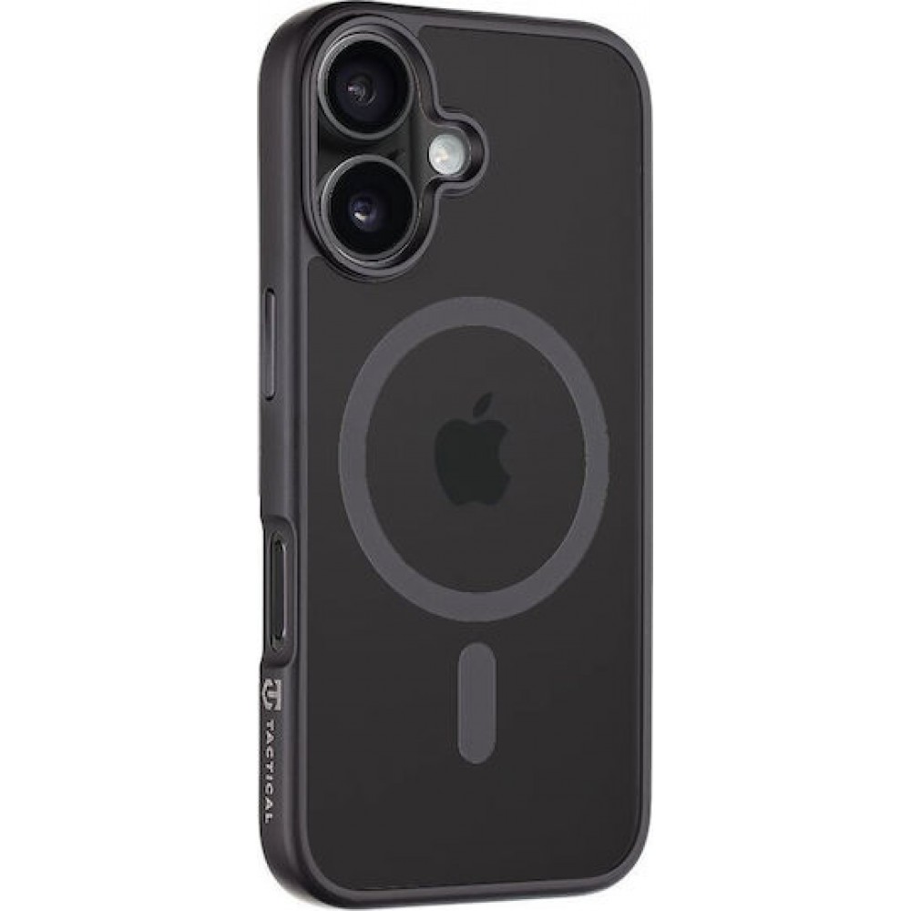 Tactical Magforce Back Cover Asphalt Black (iPhone 16)