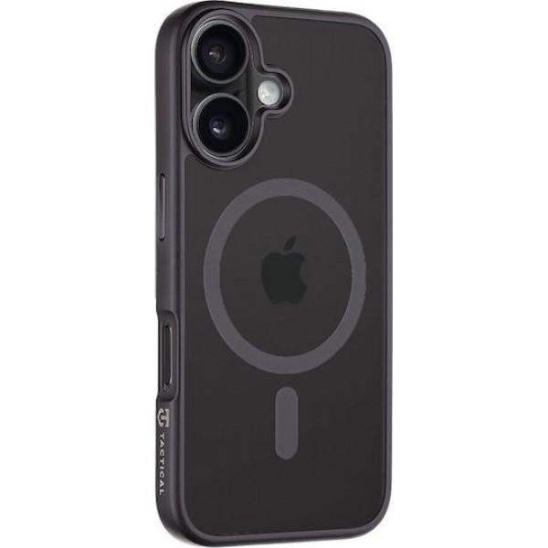 Tactical Magforce Back Cover Asphalt Black (iPhone 16)