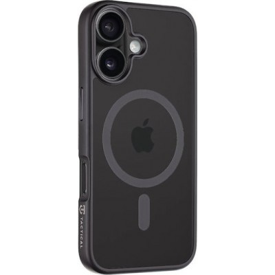 Tactical Magforce Back Cover Asphalt Black (iPhone 16)