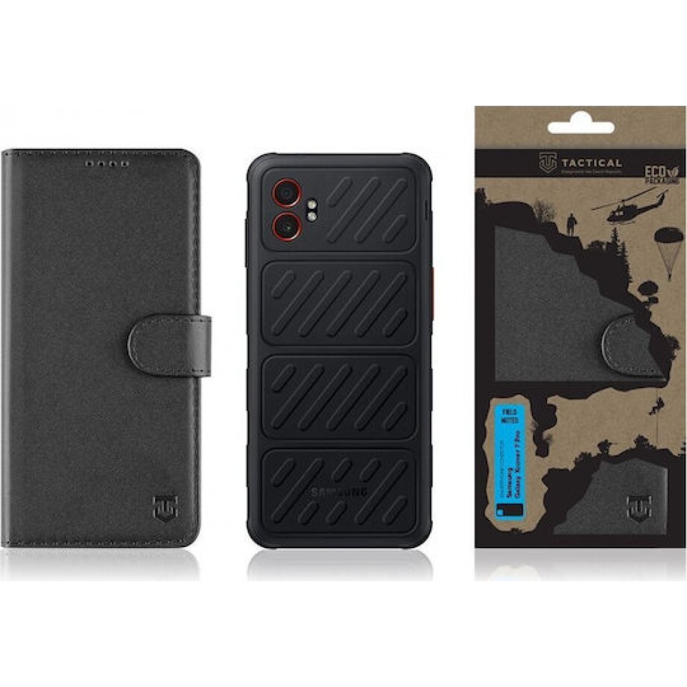 Tactical Field Notes Book Cover Black (Galaxy XCover 7 Pro)
