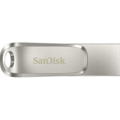 Sandisk Ultra Dual Drive Luxe 64GB USB 3.1 Stick Silver