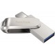 Sandisk Ultra Dual Drive Luxe 64GB USB 3.1 Stick Silver