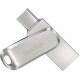 Sandisk Ultra Dual Drive Luxe 64GB USB 3.1 Stick Silver