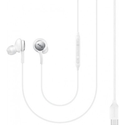 Samsung EO-IC100BWEGEU In-ear Handsfree με Βύσμα USB-C Λευκό